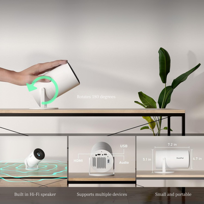 Lume Luxe™ Porta Projector