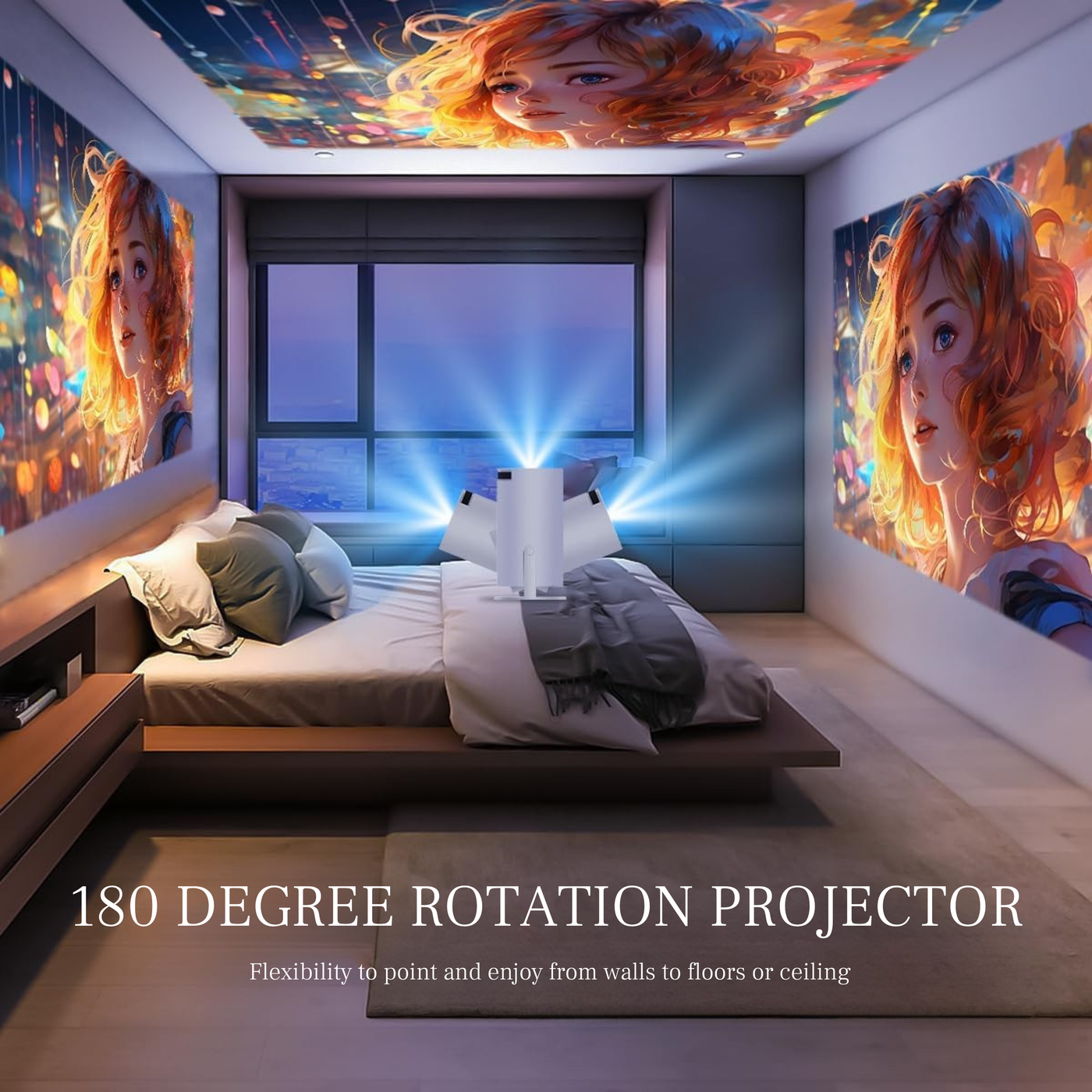 Lume Luxe™ Porta Projector